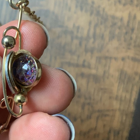 CHRISTOPHE POLY Abstract Dynamic Gold Necklace Hand Made Montreal Jewellery - Picture 10 of 16